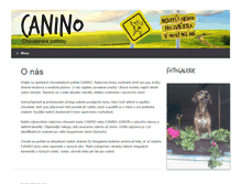 Tablet Screenshot of canino.cz