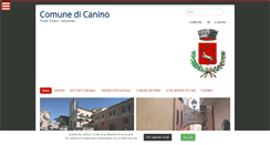 Desktop Screenshot of comune.canino.vt.it